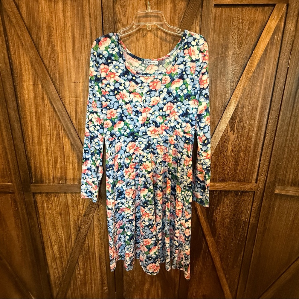 MS Basic Floral Print Top - Size XL